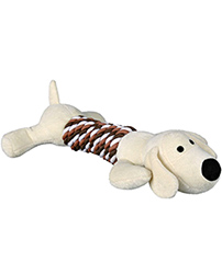 Trixie Мягкая игрушка "Собака на канате" для собак