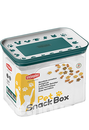 Stefanplast Pet Snack Box Контейнер для лакомства, изумрудный, фото 2