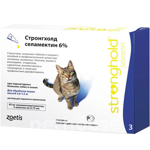 Stronghold для кошек весом от 2,6 до 7,5 кг