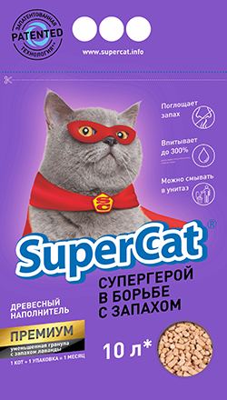 Super Cat Для котят и привередливых кошек, с ароматом