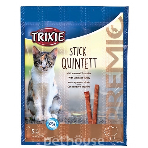Trixie Premio Stick Quintett з ягням та індичкою для котів