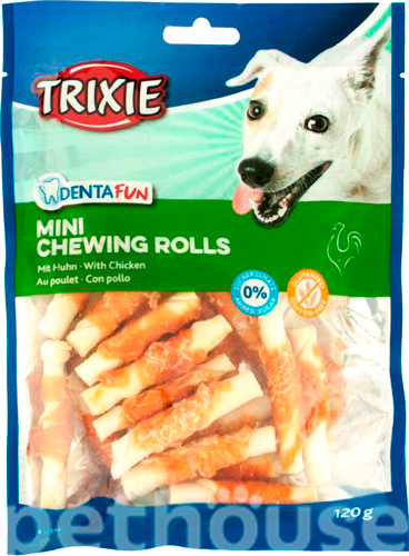 Trixie Denta Fun Mini Палочки с курицей для чистки зубов собак