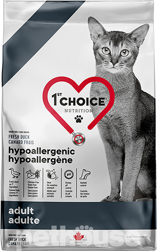 1st Choice Cat Adult Hypoallergenic Duck