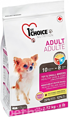1st Choice Adult Toy and Small Breeds Healthy Skin & Coat, фото 2