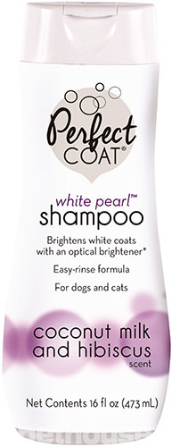 8in1 Perfect Coat White Pearl Shampoo Шампунь для собак і котів із білосніжною шерстю