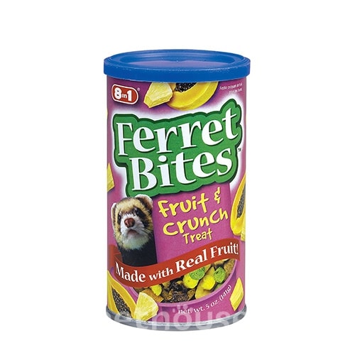 8in1 Ferret Bites Fruit and Crunch - лакомство с фруктами для хорьков