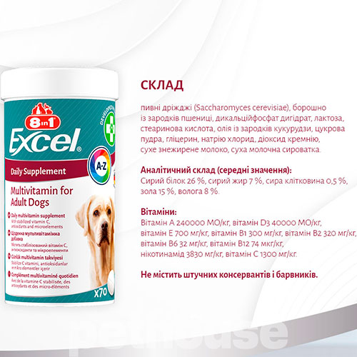 8in1 Excel Multi-Vitamin Adult Dog