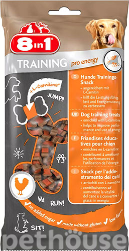 8in1 Training Pro Energy - лакомство для поддержания энергичности у собак
