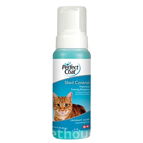 8in1 Shed Control Foaming Waterless Shampoo Шампунь-пена для кошек