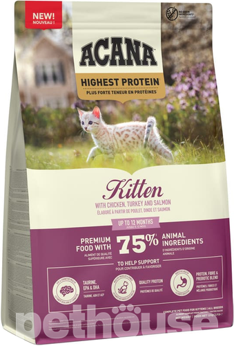 Acana Highest Protein Kitten 38/19