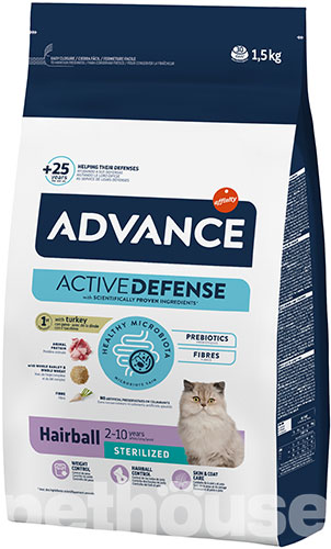 Advance Cat Sterilized Hairball Turkey & Barley