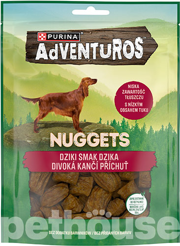 Adventuros Шматочки зі смаком дикого кабана для собак