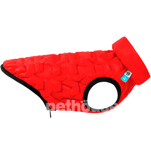 AiryVest UNI Двусторонняя курточка для собак, красно-черная