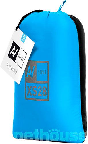 AiryVest UNI Двусторонняя курточка для собак, черно-голубая