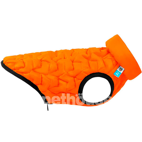 AiryVest UNI Двусторонняя курточка для собак, оранжево-черная