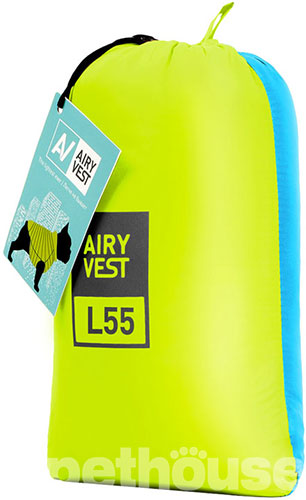 AiryVest Двусторонняя курточка для собак, салатово-голубая