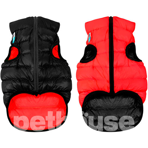 AiryVest Двусторонняя курточка для собак, красно-черная