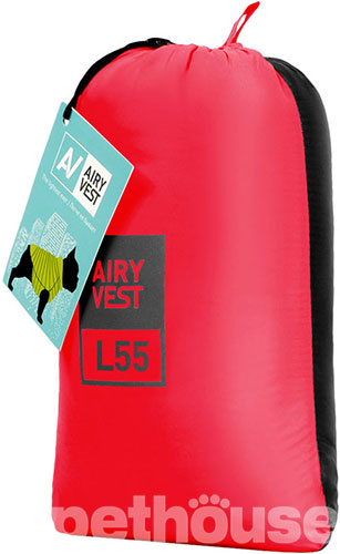 AiryVest Двусторонняя курточка для собак, красно-черная