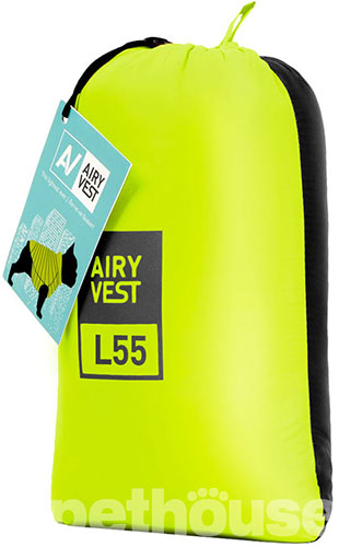 AiryVest Двусторонняя курточка для собак, салатово-черная