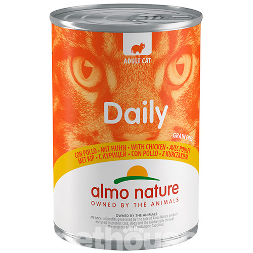 Almo Nature Daily Cat Cans с курицей для кошек
