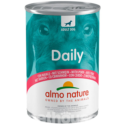 Almo Nature Daily Dog Cans со свининой для собак