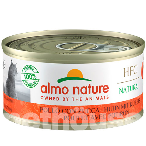 Almo Nature HFC Cat Natural з куркою та гарбузом для котів