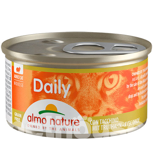 Almo Nature Daily Cat Мусс с индейкой для кошек