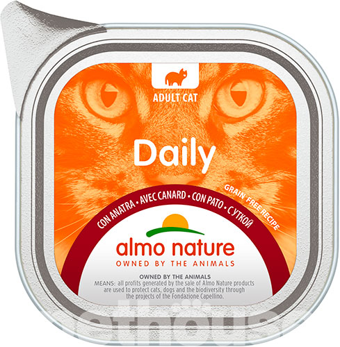 Almo Nature Daily Cat с уткой для кошек