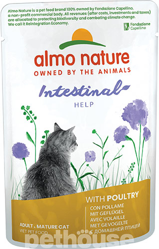 Almo Nature Holistic Functional Cat Digestive Help с птицей для кошек, пауч