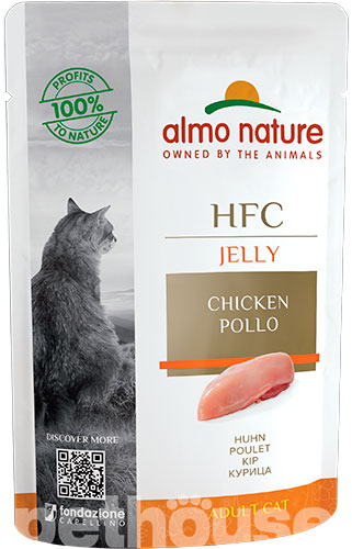 Almo Nature HFC Cat Jelly з куркою для котів, пауч