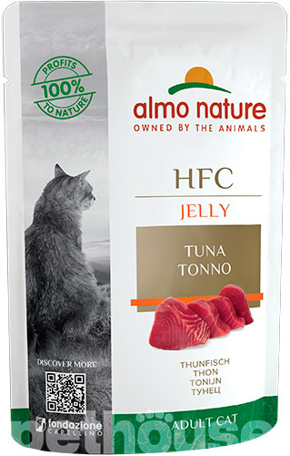 Almo Nature HFC Cat Jelly з тунцем для котів, пауч