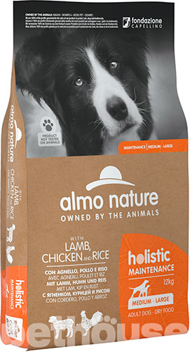 Almo Nature Holistic Dog Adult Medium & Large with Lamb, Chicken and Rice, фото 2