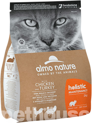 Almo Nature Holistic Cat Adult with Chicken and Turkey, фото 2