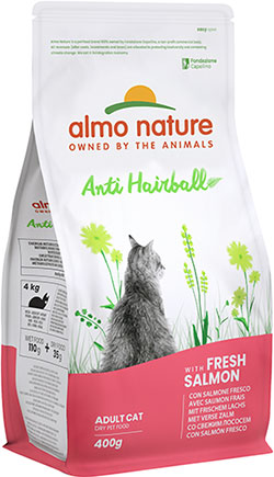 Almo Nature Cat Adult Functional Anti Hairball with Fresh Salmon