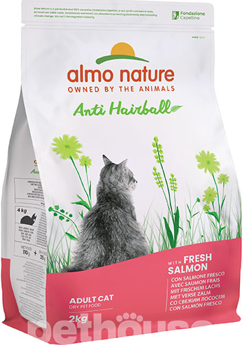 Almo Nature Holistic Cat Adult Anti Hairball with Fresh Salmon, фото 3