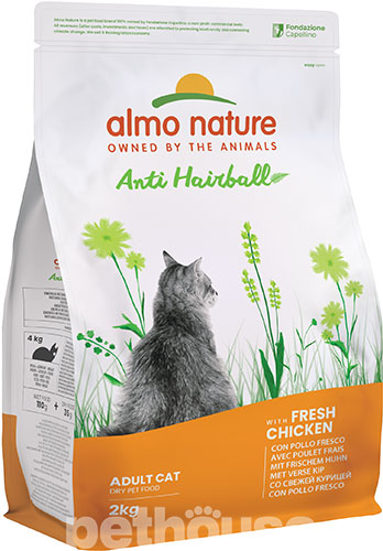 Almo Nature Holistic Cat Adult Anti Hairball with Fresh Chicken, фото 2