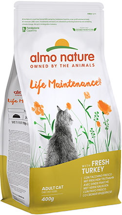 Almo Nature Cat Adult Life Maintenance Fresh with Fresh Turkey