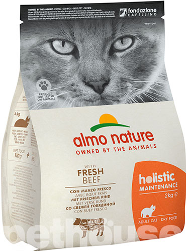 Almo Nature Holistic Cat Adult with Fresh Beef, фото 2