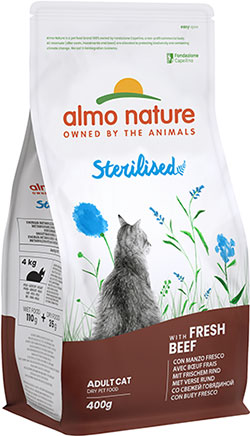 Almo Nature Cat Adult Functional Sterilised with Fresh Beef
