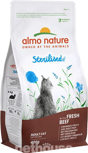 Almo Nature Holistic Cat Adult Sterilised with Fresh Beef