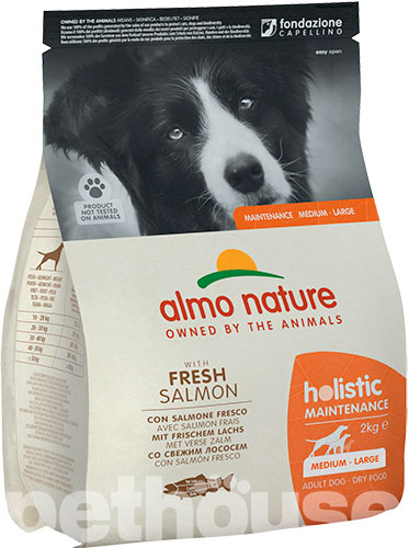 Almo Nature Holistic Dog Adult Medium & Large with Fresh Salmon