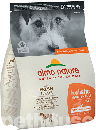 Almo Nature Holistic Dog Adult Extra Small & Small with Fresh Lamb