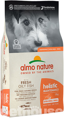 Almo Nature Holistic Dog Adult Extra Small & Small with Fresh Oily Fish