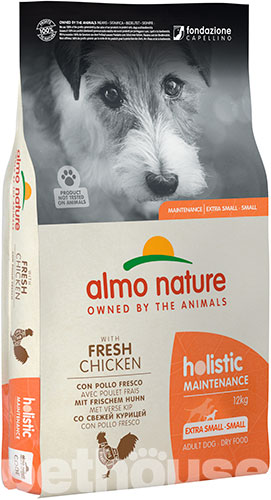 Almo Nature Holistic Dog Adult Extra Small & Small with Fresh Chicken, фото 2