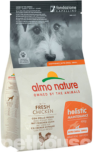 Almo Nature Holistic Dog Adult Extra Small & Small with Fresh Chicken, фото 3