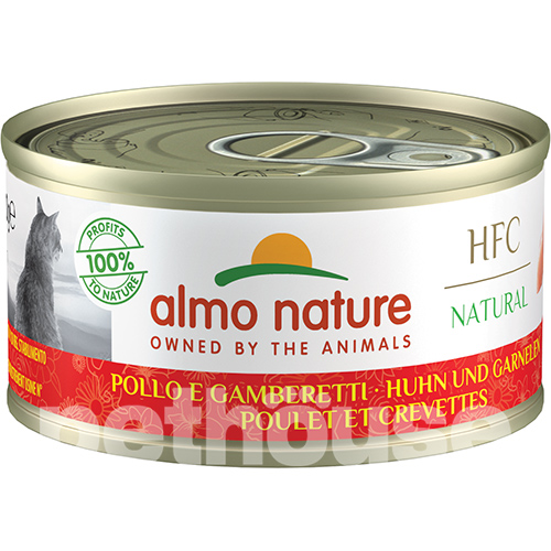 Almo Nature HFC Cat Natural з куркою і креветками для котів