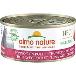 Almo Nature HFC Cat Natural з тунцем і куркою для котів