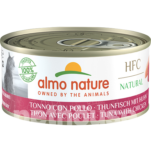 Almo Nature HFC Cat Natural с тунцом и курицей для кошек