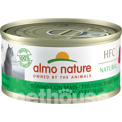 Almo Nature HFC Cat Natural з тунцем і кукурудзою для котів