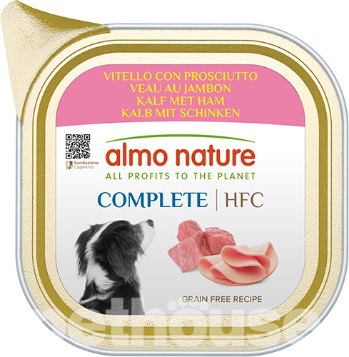 Almo Nature HFC Dog Complete з телятиною та шинкою для собак